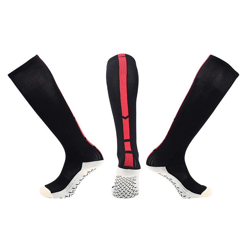 Men Women 3 Pair Sports Socks Non-Slip Breathable Men Summer Running Cotton Rubber Socks Long Football Socks High Quality