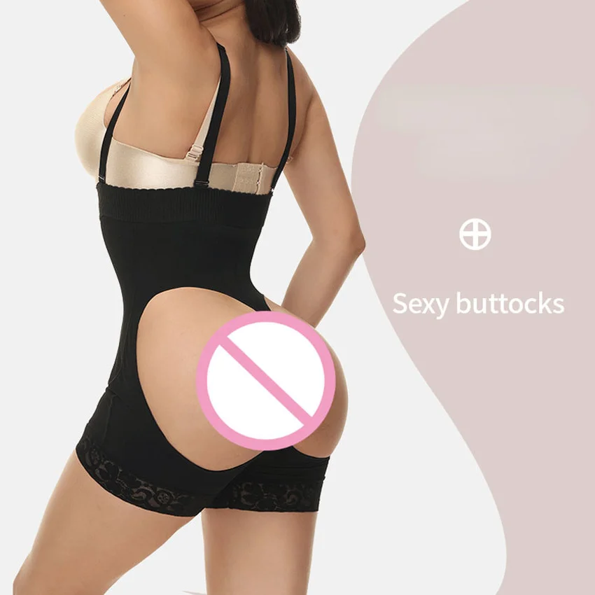 Body Binder Shaper Woman Slimming Sheath Flat Belly Tummy Control Flat Belly Push Up Buttock Enhancer Lifter Butt Hip Bodysuit