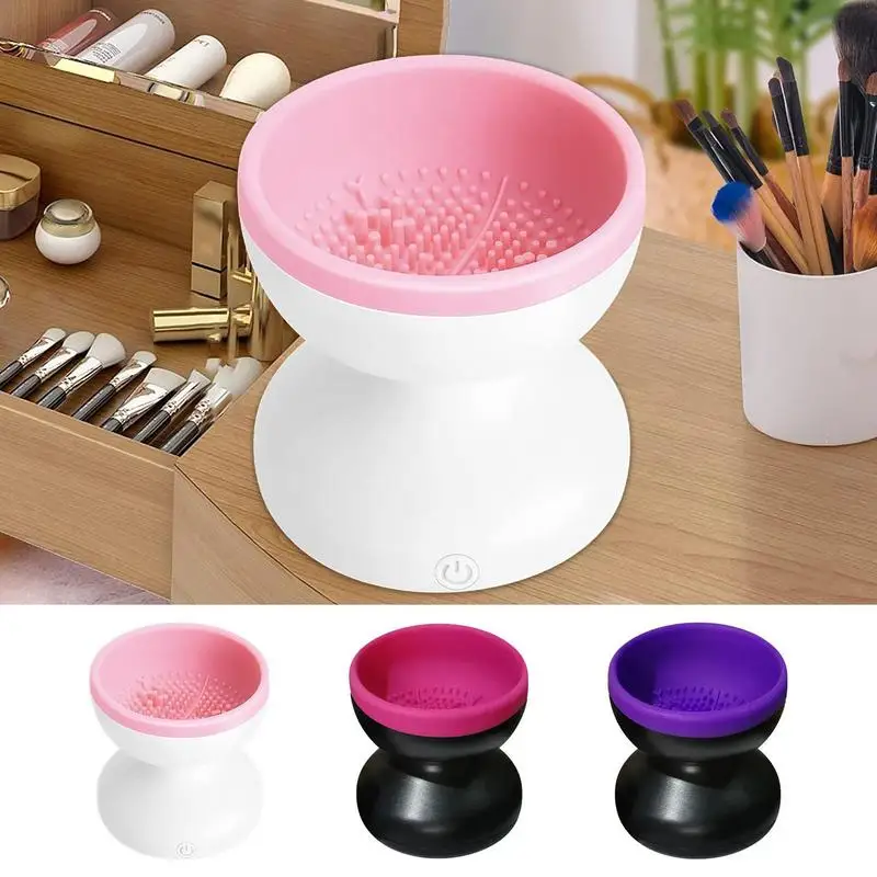 

Makeup Brush Cleaner Machine Automatic Brush Spinner For Make Up Brushes Makeup Brush Sponge Cleaning Washer Womens Stocking
