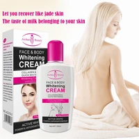120ml body whitening cream collagen milk bleaching face body cream skin whitening moisturizing cream skin lightening cream