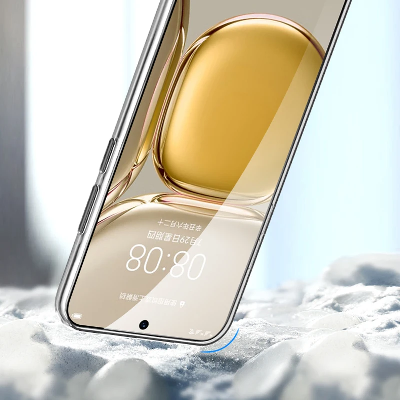 Фото 2023 Прозрачный чехол для телефона Huawei P60 Pro Art мягкий силиконовый ультратонкий прозрачный защитный чехол для мобильного телефона HuaweiP60 P60Pro P60Art №4