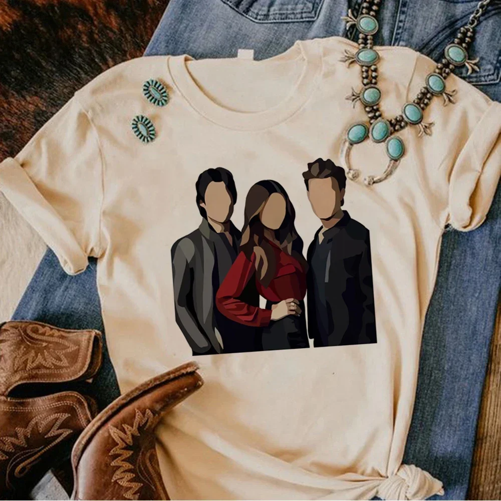 Футболки с дневниками вампира женская футболка рисунком манги японская