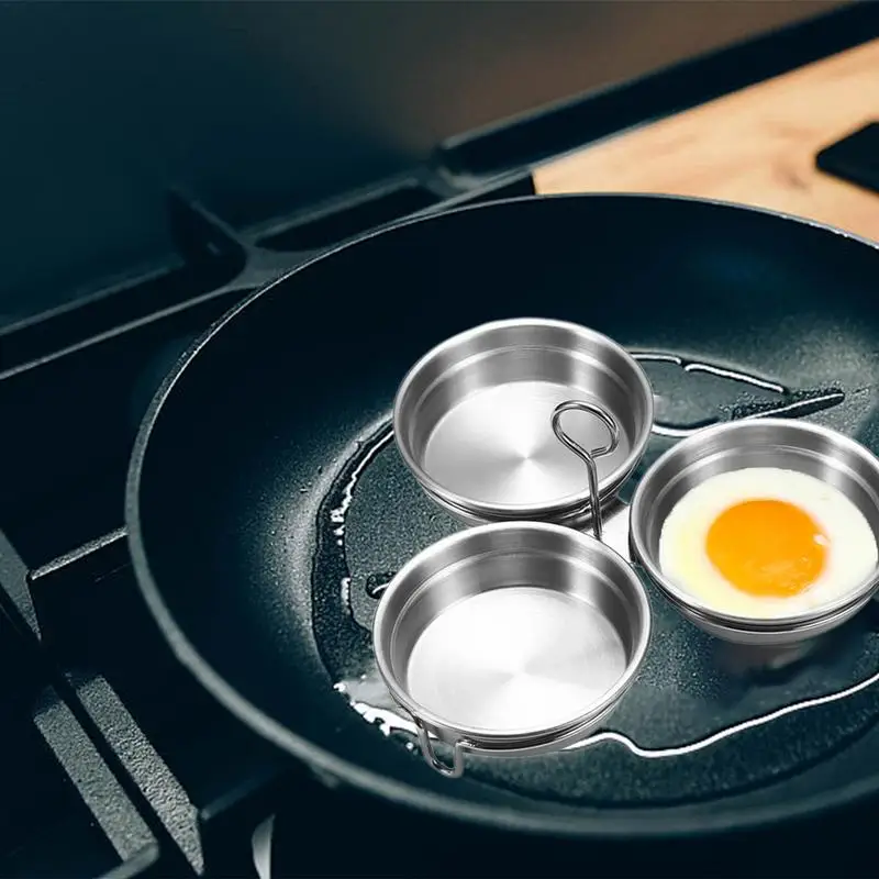 Яйцеварка из нержавеющей стали для приготовления яиц 3 антипригарная Пароварка с