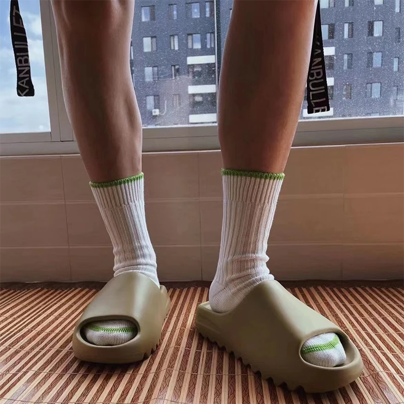 2022 Summer Men's Slides Brand Men Women Slippers Orginal Sandals Women Beach Casual Shoes EVA Flip-flops Man Beach Sandals images - 6