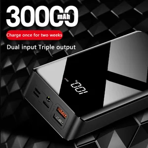 50000mAh Large Capacity Power Bank Type c bateria portátil Input Fast Charge For iPhone14 Huawei Mobile Phone Universal Portable