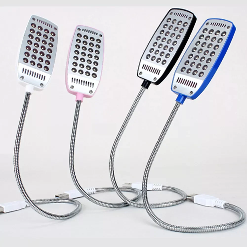 

MeeToo 28LEDs reading lamp LED USB Book light Ultra Bright Flexible 4 Colors for Laptop Notebook PC Computer 1Pcs New Arrival