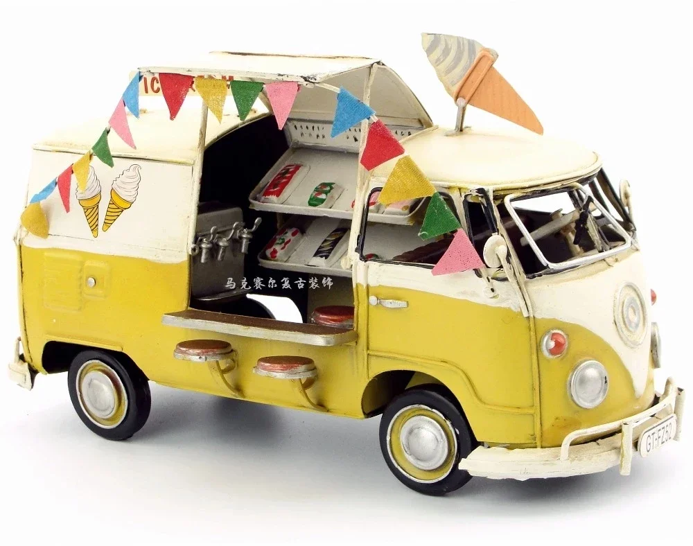 

Статуэтка винтажный автобус из металла