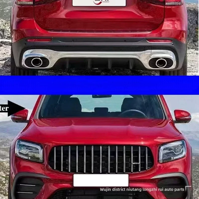 Фото Новый обвес Long Zhirui для Mercedes-Benz GLB X247 (2020-2024) с креплением на винтах, передний/задний бамперы, улучшенный дизайн! №1