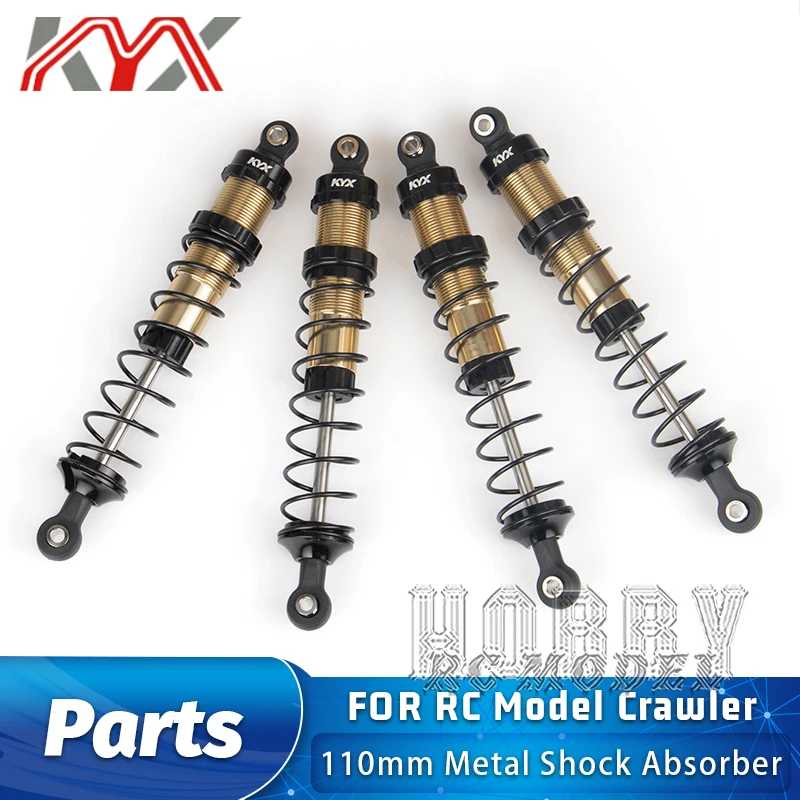 

Детали KYX 110 мм металлический гидравлический амортизатор 2 шт. для 1/10 RC электрический пульт дистанционного управления модель автомобиля гусеничный модифицированный аксессуар