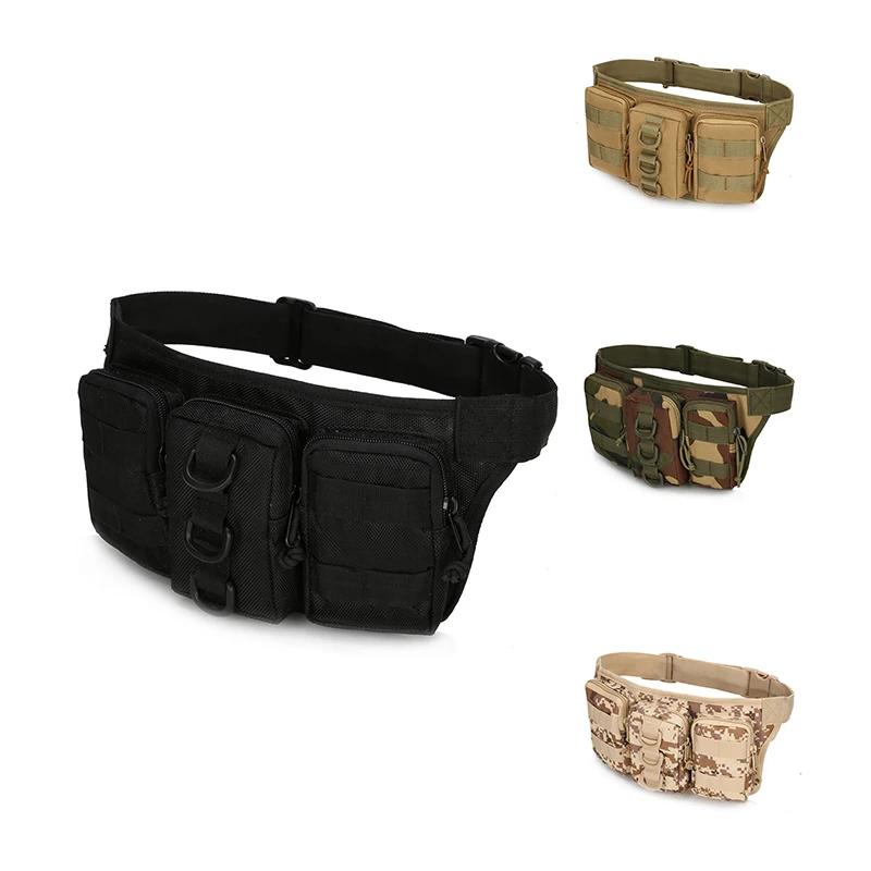 Outdoor Waterproof Travel Men Belt Leather Fanny Pack Crossbody Chest Pack Pouch Waist Bag For Men Pu Leather Designer