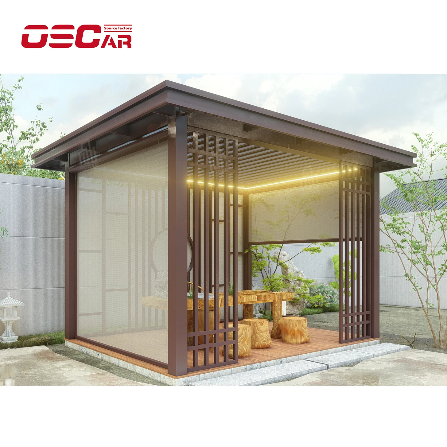 Современный водонепроницаемый навес для балкона Электрический индивидуальный