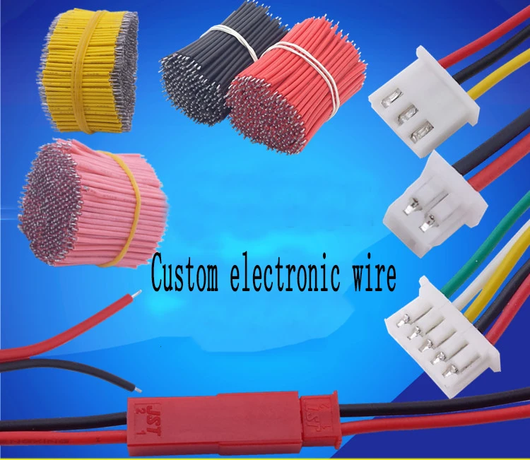 Custom Electronic Wire LOW moq  1007/1571/1015 PVC electronic wire 3239/3135/silicone wire/high temperature wire PH2.5 XH2.54