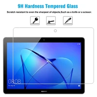 for huawei mediapad t3 10 9 6 inch full coverage screen2pcs tablet tempered glass screen protector cover