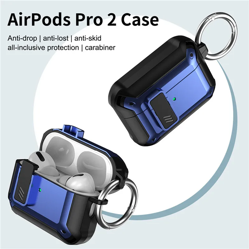 

For Airpods Pro 2 Case Luxury air pods pro 2 Airpods 3 earphone Protector with Carabiner case airpod for Airpods Pro 2022 Cover