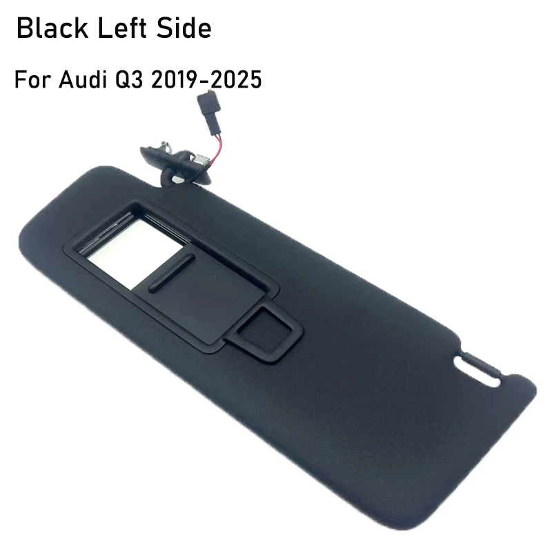 

Для Audi Q3 2013-2018 2019-2025 черный серый солнцезащитный козырек с боковой козырьком и зеркалом, солнцезащитный козырек, солнцезащитный козырек 8W0857551