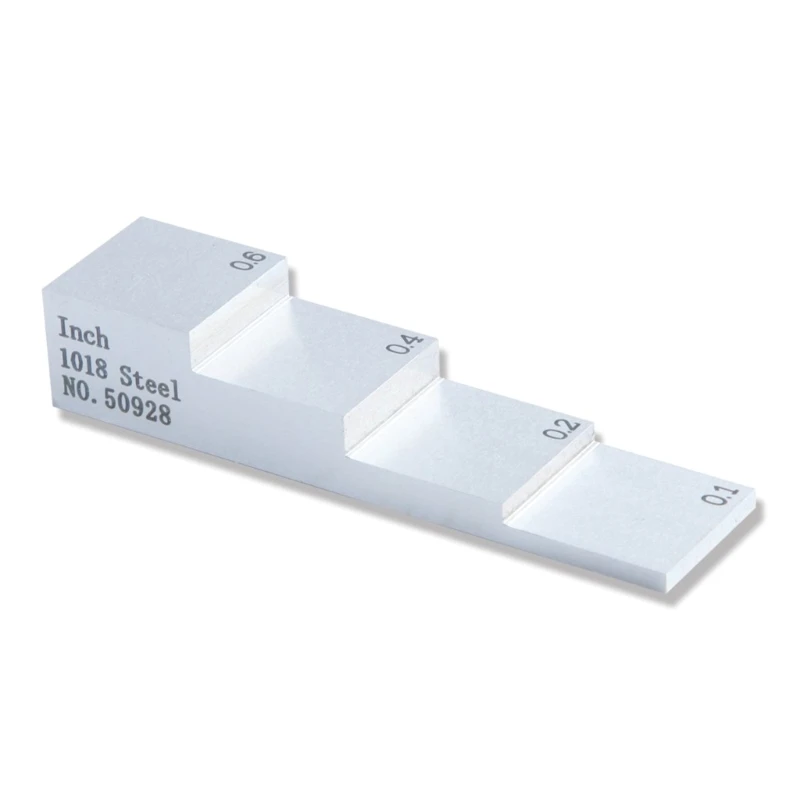 

4-ступенчатый Высокоточный калибровочный испытательный блок для калибровки с 1018 стальным ультразвуковым толщинометром/дефектоскопом