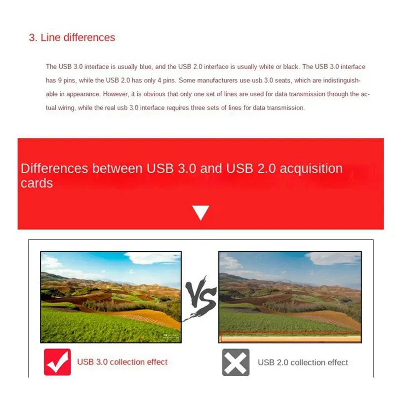 *ABDH 4K 1080P60 Гц Карта видеозахвата HDMI-совместимая с USB-картой видеозахвата, подходящая для записи игр и прямой трансляции (art.: 3920d2f7965ea) - 3920d2f7965ea