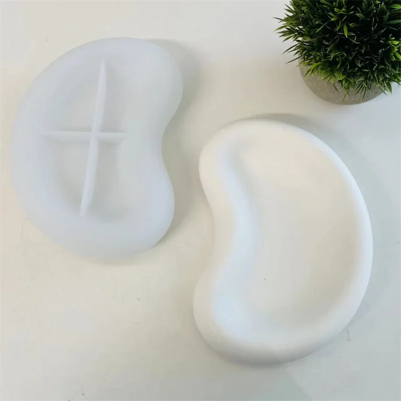 Креативный поднос для хранения бетона в виде Луны силиконовые формы гипса из
