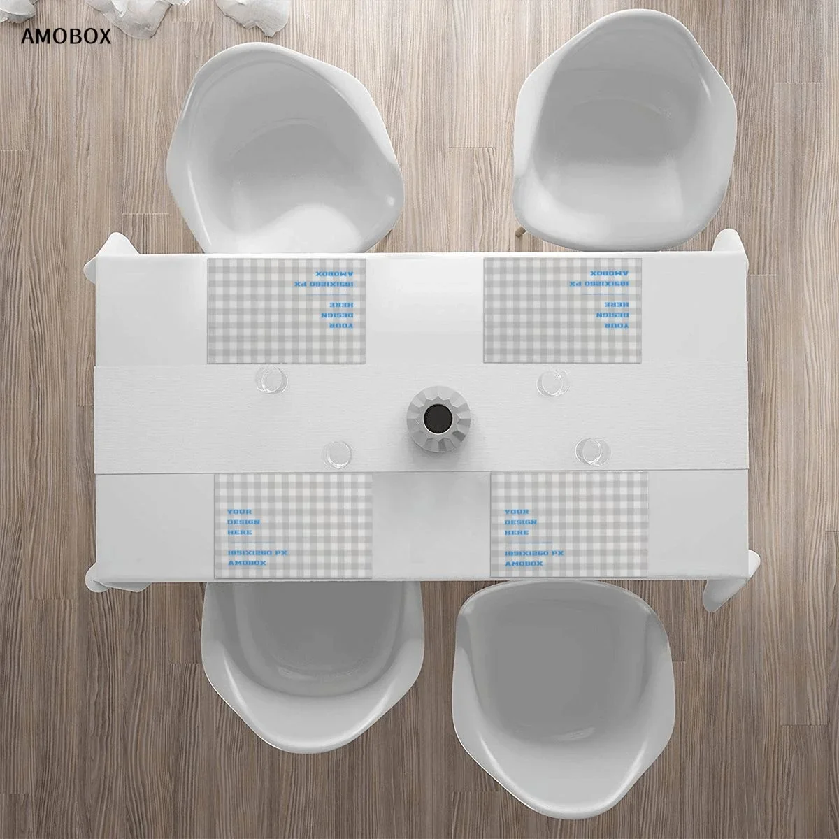 AMOBOX-Настраиваемые салфетки для обеденного стола термостойкие коврики