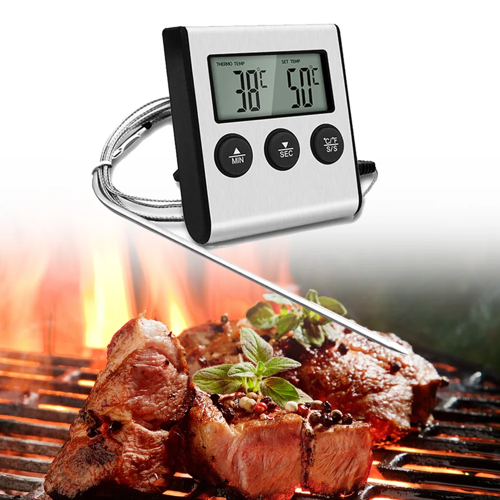

Thermometer Probe For BBQ BBQ Meat Thermometer Grill Thermometer Kitchen Thermometer Oven Wireless Thermometer