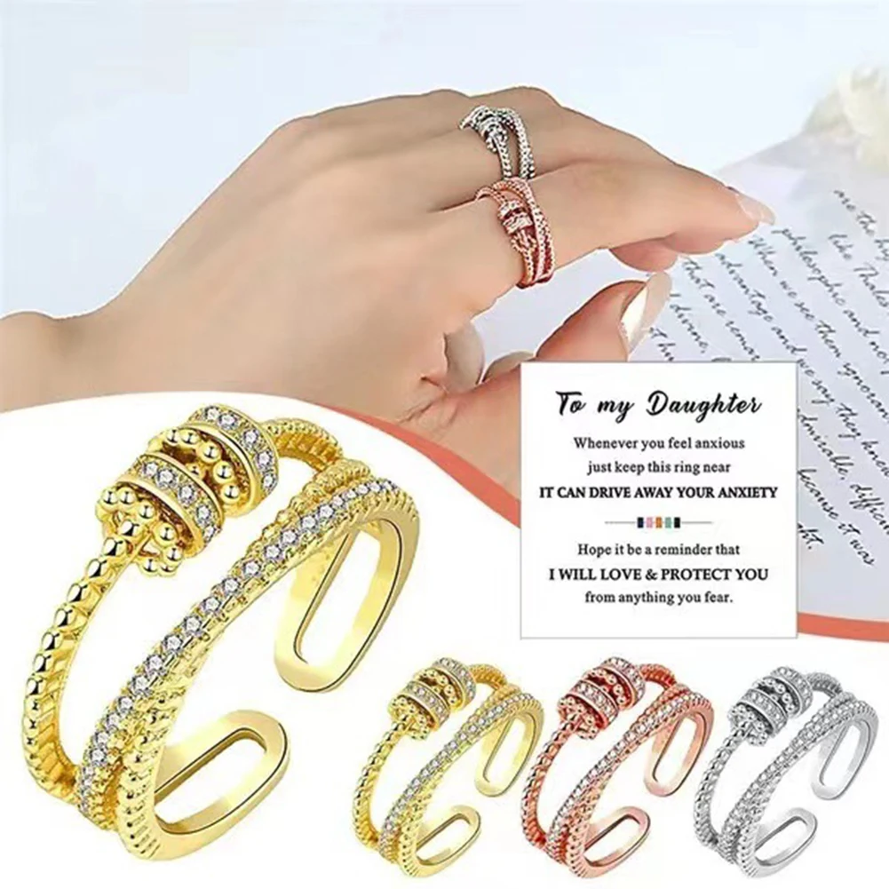 

Unisex Stylish Rings Stress Relief Meditation Rings For Anniversary