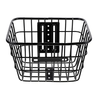 1pc handlebar carrier cycling front basket bike front grocery basket lift off bike basket bike crate front bike basket
