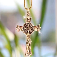 car decoration steel cross exquisite gift packaging car rearview mirror pendant interior decoration jesus ornaments christian