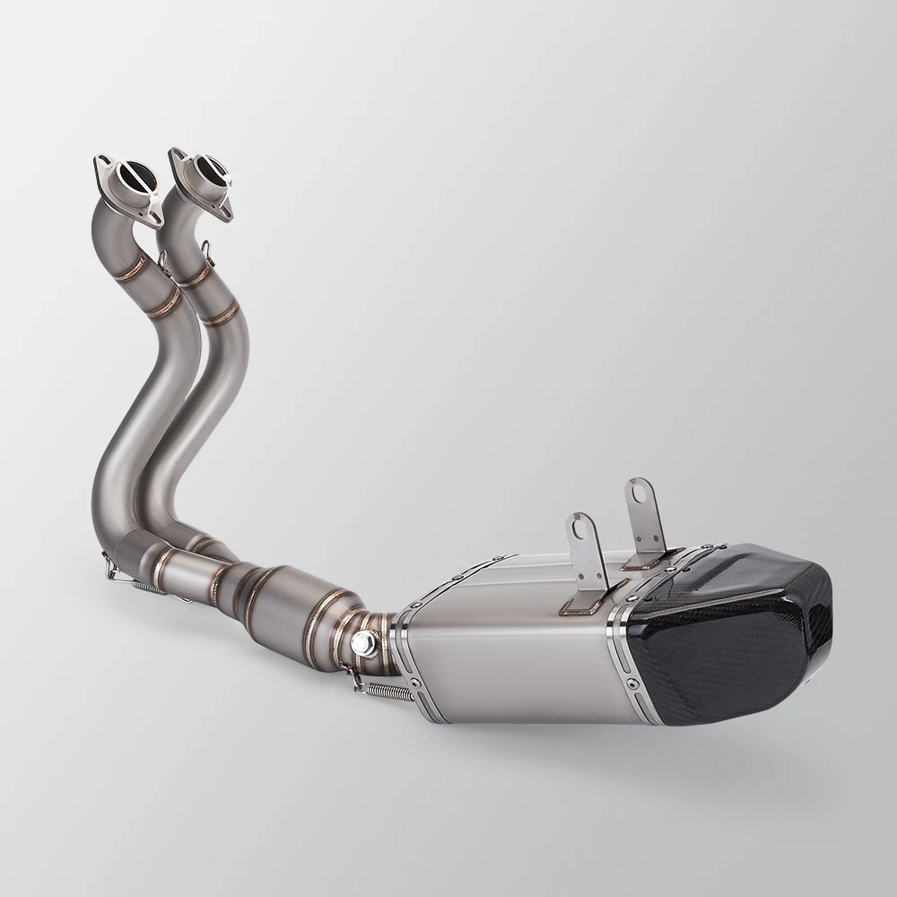 Выхлопной глушитель из нержавеющей стали styem для мотоцикла передняя выхлопная