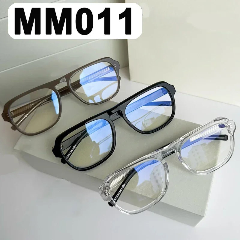 

Мягкие очки YUUMI MM011 для мужчин и женщин, оптические линзы очки; Оправа, прозрачные, синие, анти-технические, Роскошные, фирменные, Monst