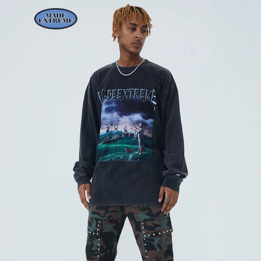 

MADEEXTREME vintage t shirt graphic t shirts for men new arrivals 2022 men Tops Tees oversized t shirt mens t shirts