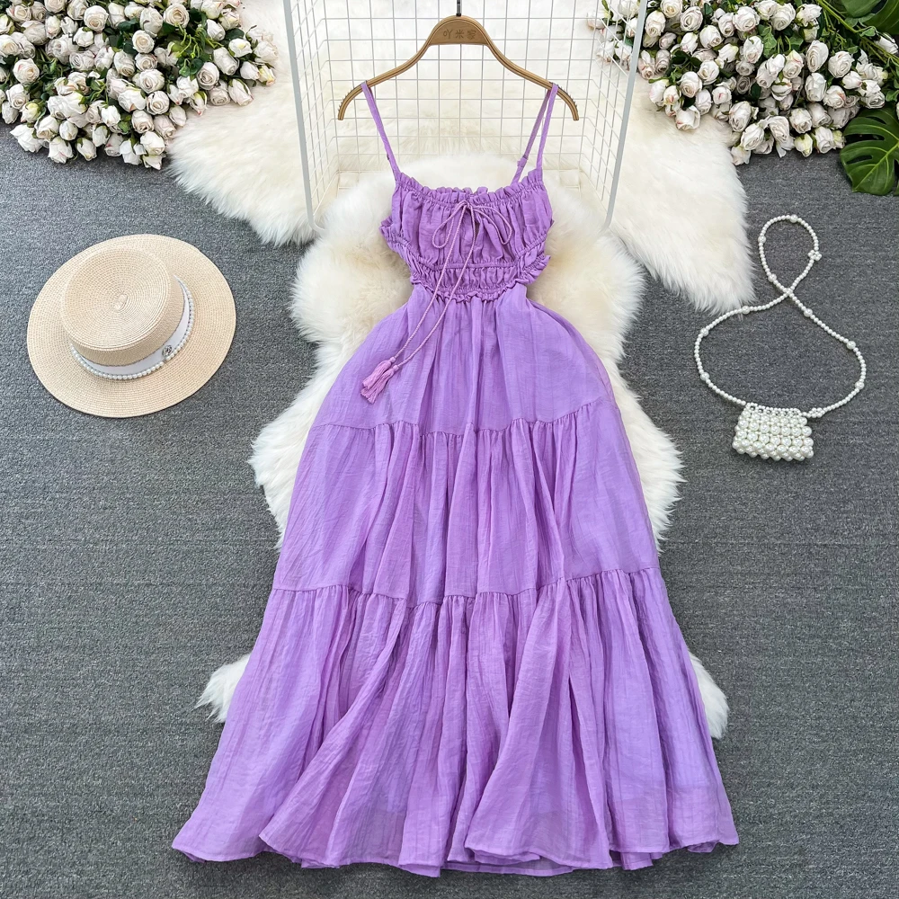 

Женское летнее платье-трапеция без рукавов, с запахом