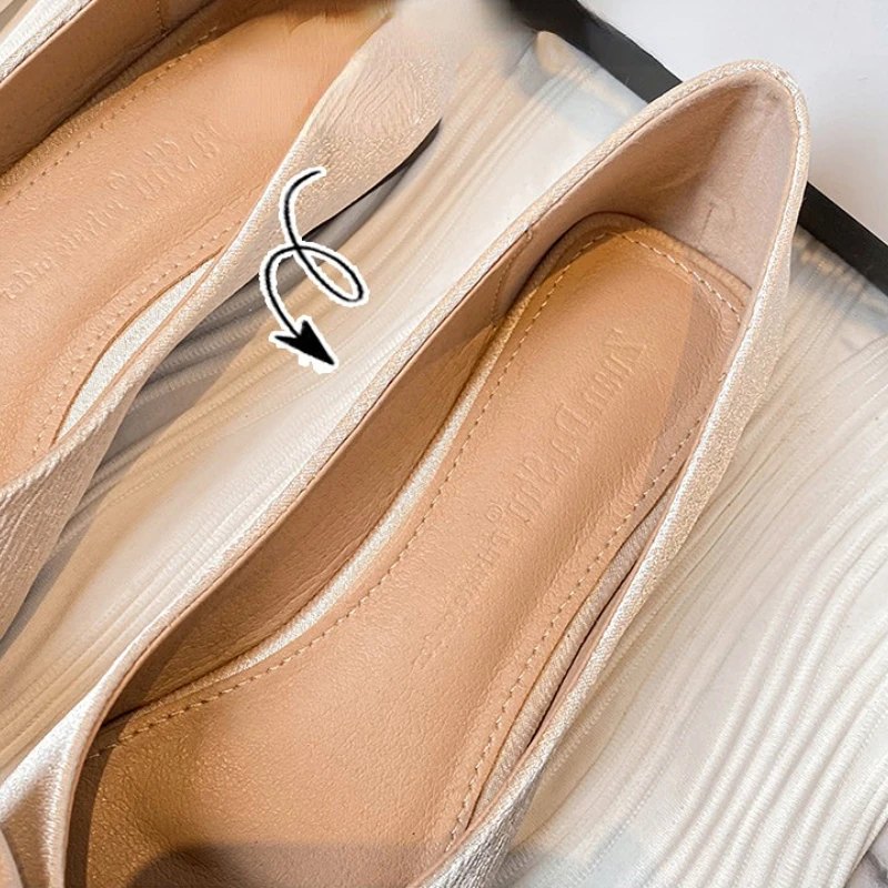 Size 34-43 Women Spring Flats Bling Rhinestone Bowknot Satin Silk Vamp Slip on Fashion Wedding Party Bridesmaid Shoes Loafers