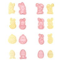 easter cookie cutters shape easter rabbit biscuit mold fondant mold cookie cutters for baking cartoon bunny egg mold cake tool