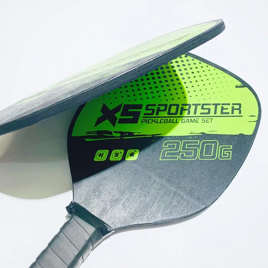 Ракетки Pickleballs набор из 2 ракеток и 4 углеродного волокна |