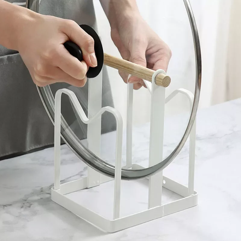 

2022 Kitchen Iron Rack Multifunctional Household Cutting Board Rack Drain Storage Rack Organizer
