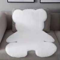 cute bear shape carpet home sofa decorative floor bed mat