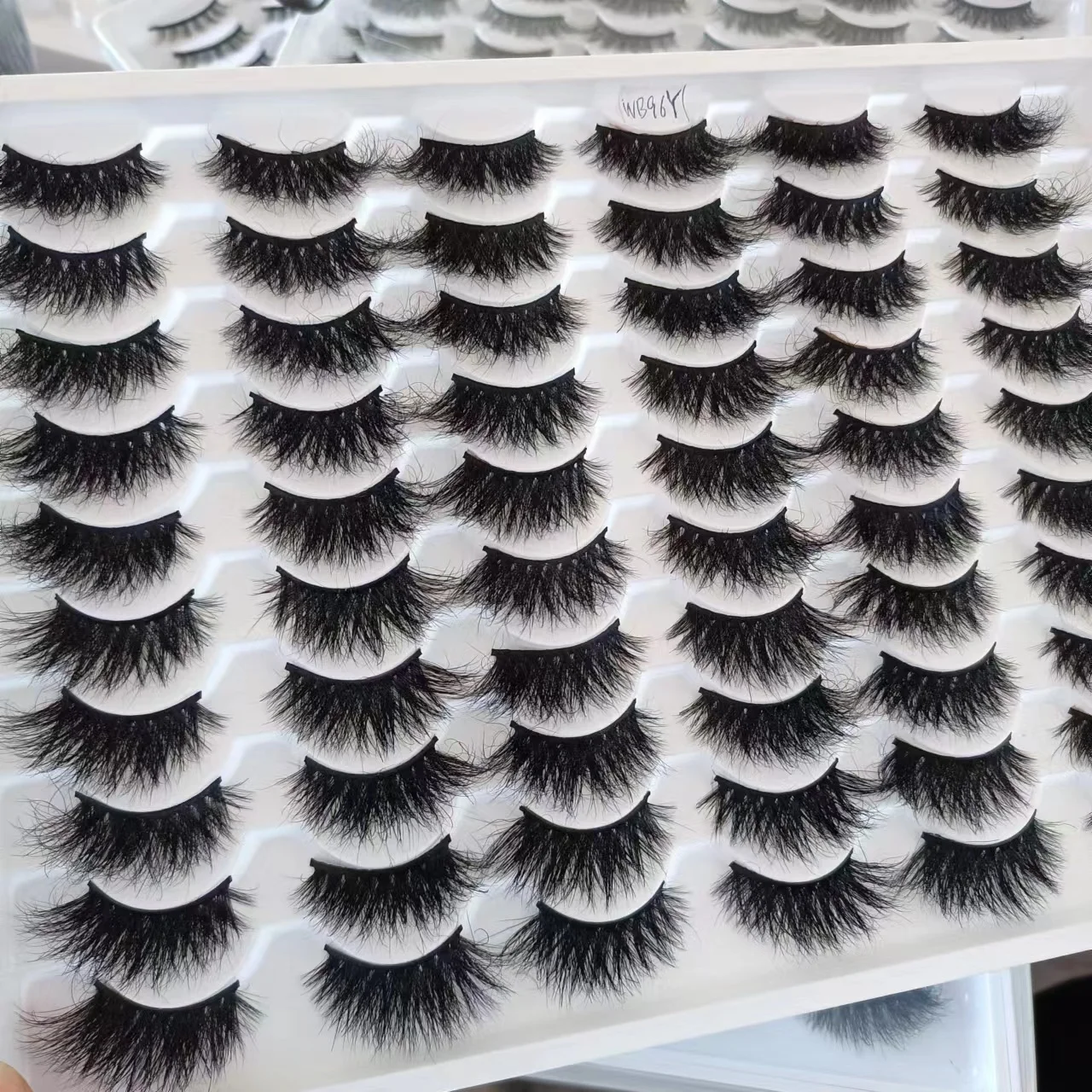 Ресницы для макияжа мягкие пушистые 3D норковые накладные ресницы толстые