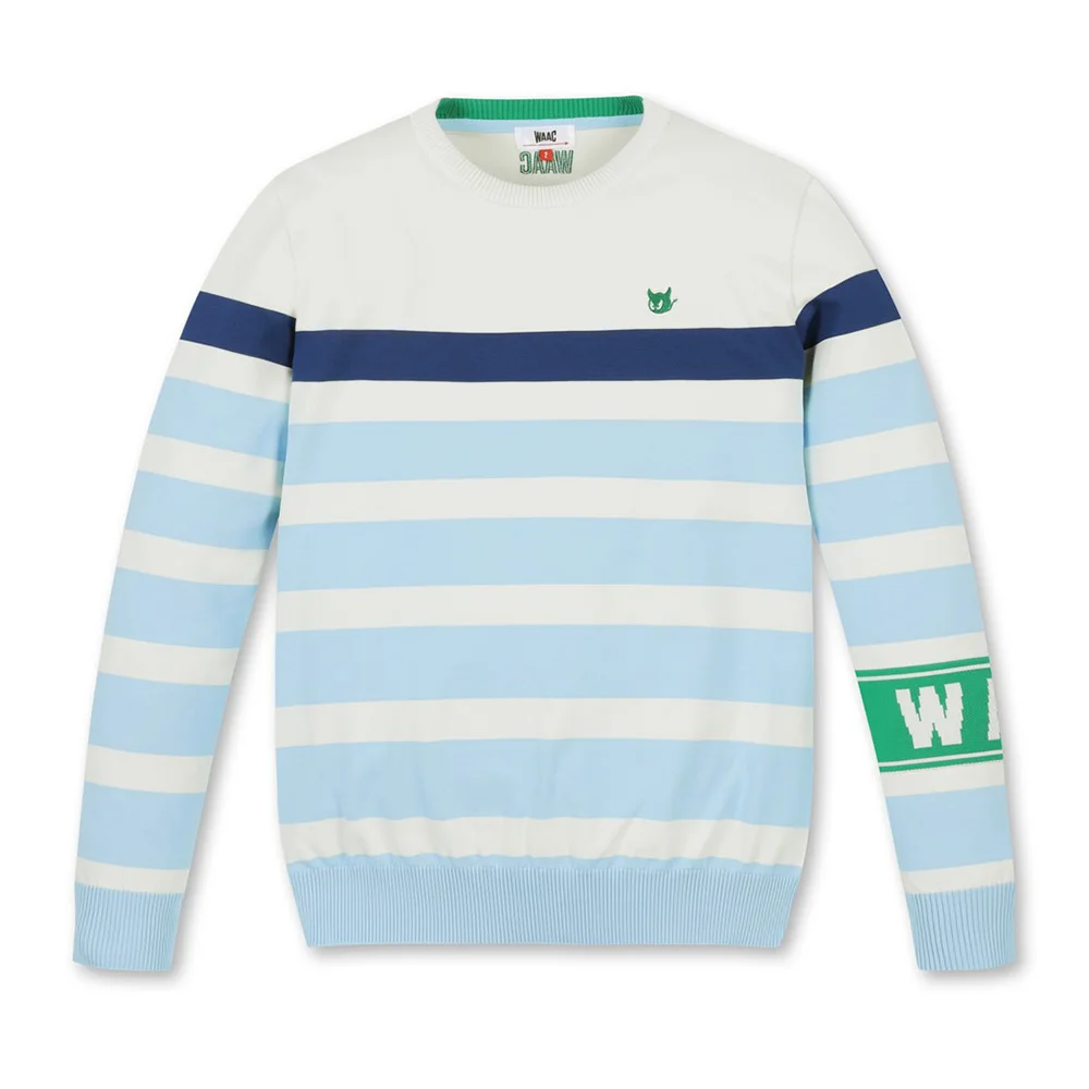 

"Stripes! Men's New Trendy Design Knitted Sweater, High-end Brand, Warm and Versatile in Autumn, Designed with Care!"