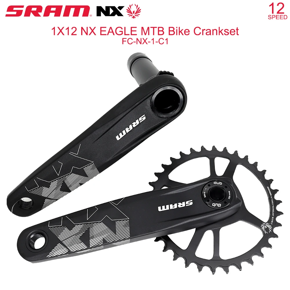 

SRAM Eagle NX Crankset for MTB Bike 11/12 Speed 170mm Crank Arm 34T Teeth Dub Type 1X12 Speed Crankset Original Bicycle Parts