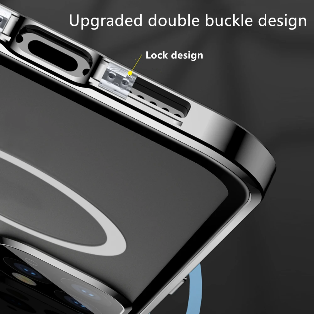 Магнитный защитный чехол MagSafe для iphone16 15 13 12 14 Pro Max 360 °