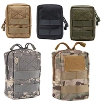 multifunctional 1000d outdoor military tactical waist bag edc molle tool zipper waist pack accessory durable belt pouch