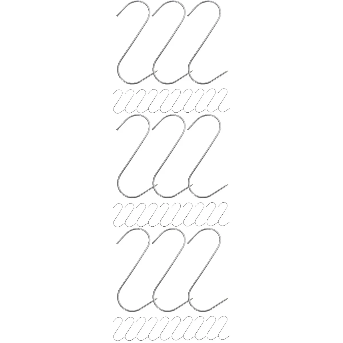 

60 pcs Bacon Hanging Hooks Sausage Hooks Kitchen Meat Hooks Kitchen Essentials