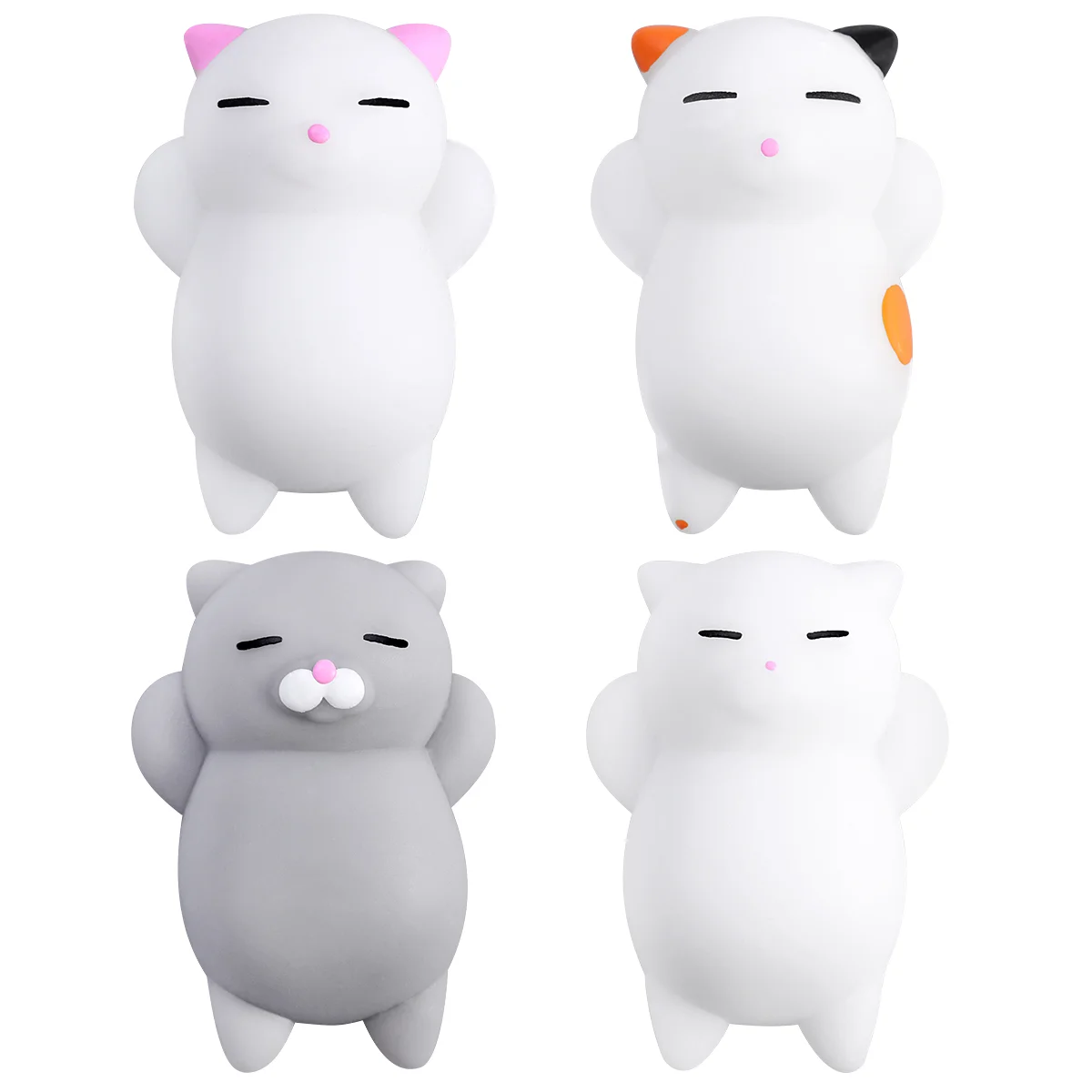 

4pcs Cartoon Kitten Anti-depression Kids Gift