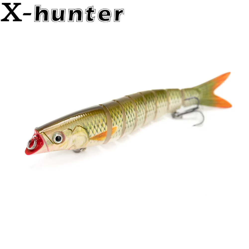 

New Coming Multi-Jointed Fishing Lures 8 Segment Swimbait Crankbait Shark Hooks Slow 14cm 20g Isca Artificial Fishing Tackles