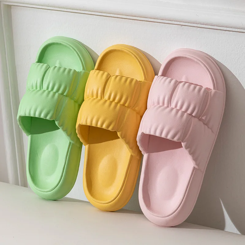 

Q152 летние новые босоножки с мягкой подошвой с тыквой _ Нескользящие сандалии и Тапочки для ванной комнаты с призматической сеткой мужские домашние тапочки из ЭВА