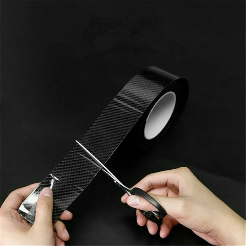 

Protection Film Sticker Truck Car SUV Anti Scratch Black Carbon Fiber PVC