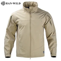 han wild men tactical field army jacket hiking jacket with hood outdoor hunting military airsoft paintball jacket 2022 new style