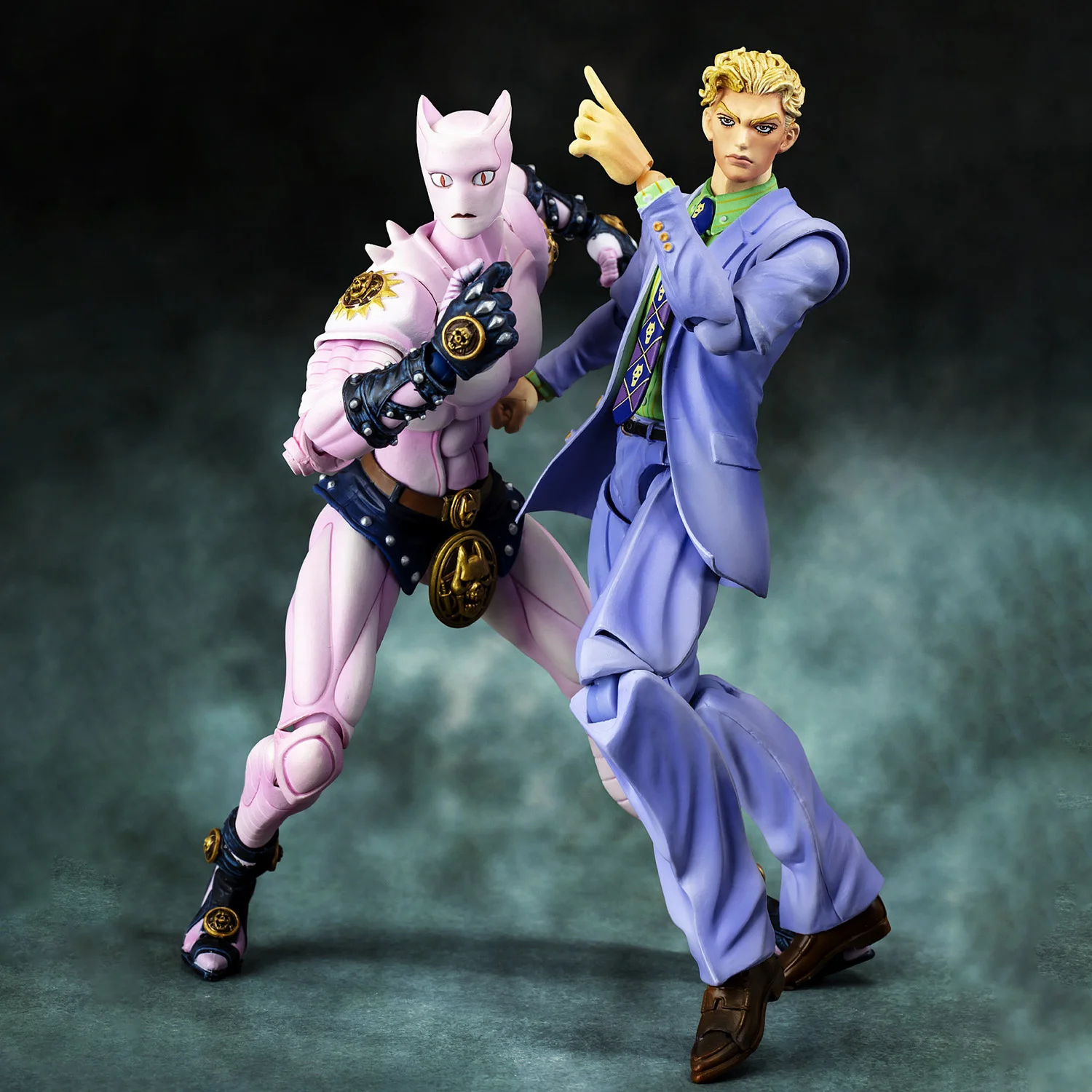 

Фигурка «Необычные приключения Джоджо», ПВХ фигурка Кира йошикаге, убийца, королева, оригинальная экшн-фигурка из аниме Medicos, Игрушечная мод...