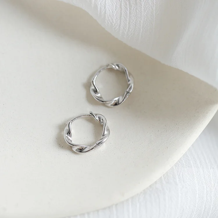 

New 925 Silver Earrings for Women, Japan and South Korea Versatile Earrings, Cool and Handsome, Cold Style Earrings and Earrings