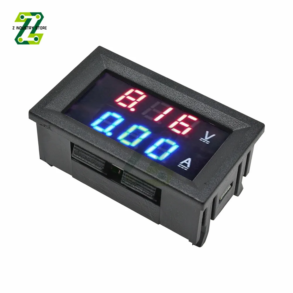 

DC 100V 50A 100A Voltmeter Ammeter Blue + Red LED Amp Dual Digital Volt Meter Gauge Car Motocycle Voltage Current Meter